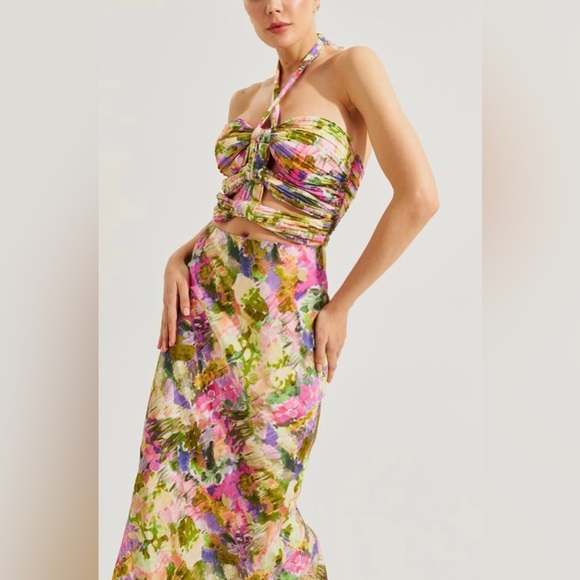 Halter maxi dress size 0 - Picture 2 of 6